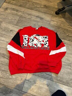 101 Dalmatians Juniors Red Sweatshirt Pullover XXL Size 19 2X Disney